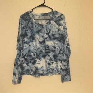 RBX Women's Crewneck Relaxed Fit Soft Cropped Long Sleeve Top Large